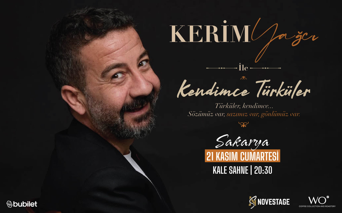 Kerim Yağcı ile Kendimce Türküler etkinlik afişi