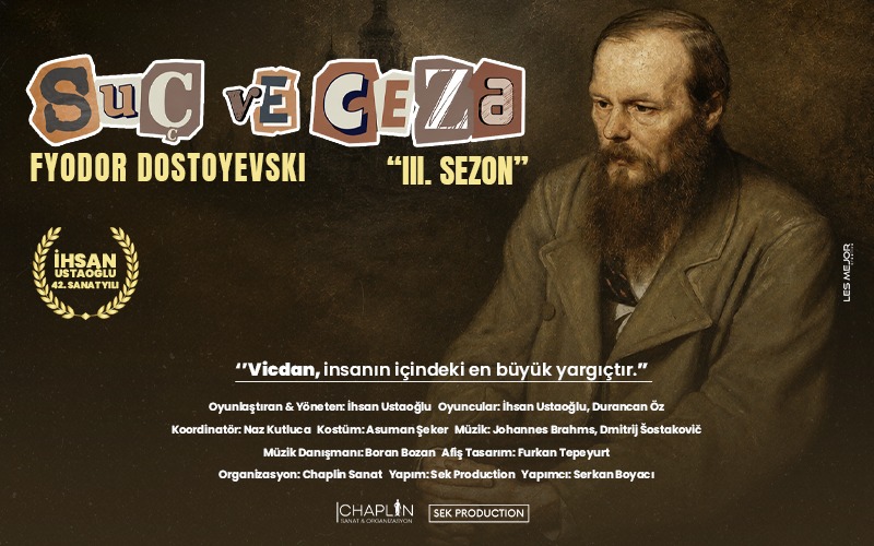 Suç ve Ceza etkinlik afişi